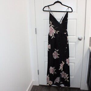 Urban Outfitters Sleeveless Wrap Maxi Dress Size Medium Floral